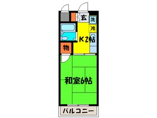 キャッスルミノオの物件間取画像